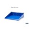 Triton Products 12 In. W x 10 In. D Blue Epoxy Coated LocBoard Steel Shelf with 6 Holes for Garment Hangers 56120-BLU - alternate 3